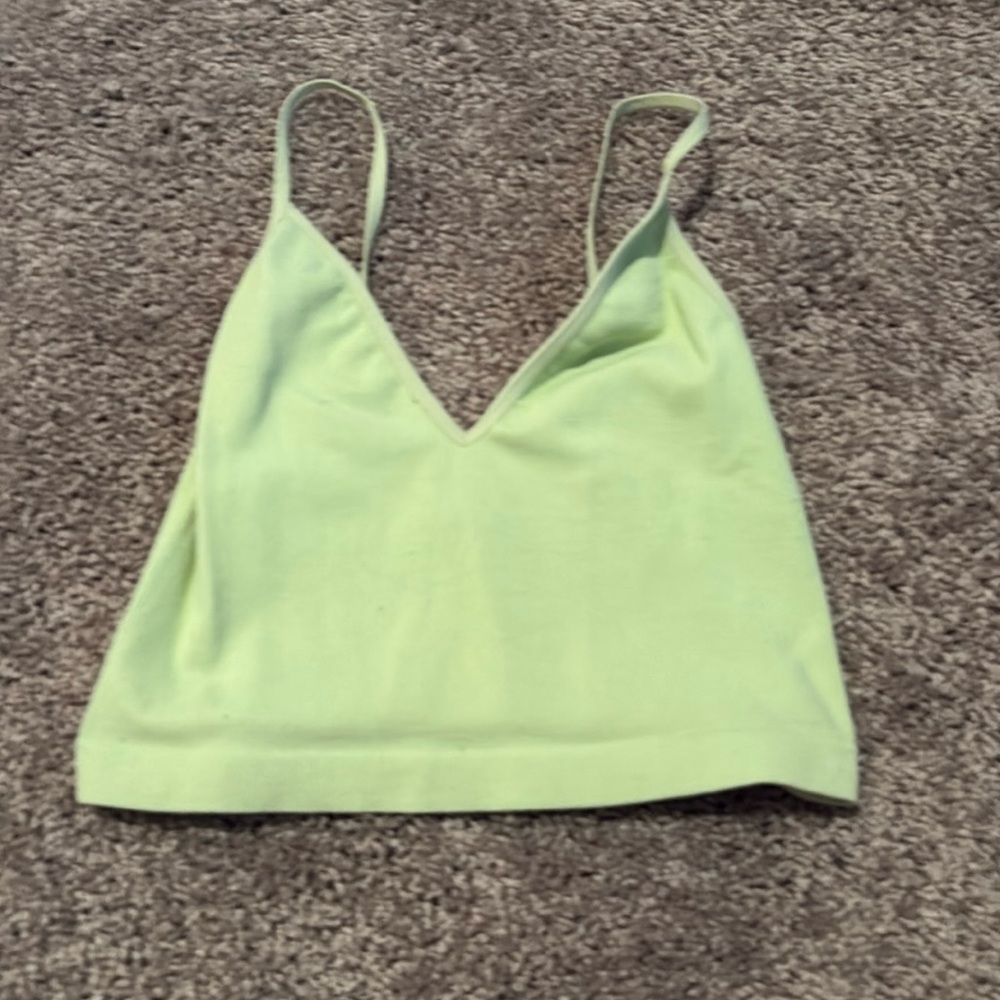 Forever 21 Green Cropped Tank